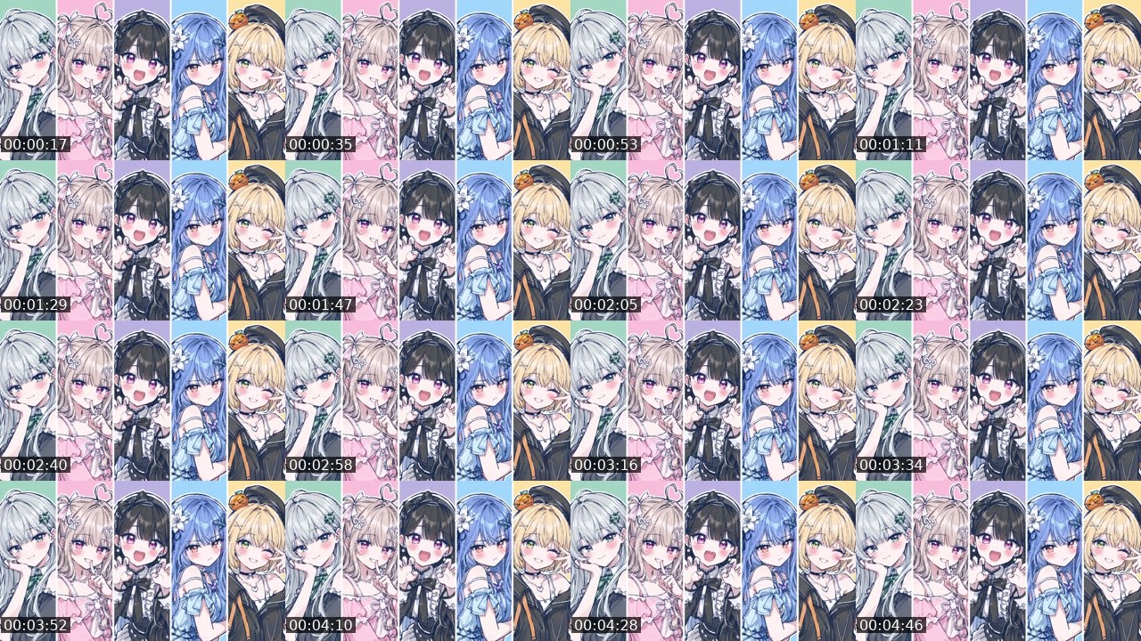 Contact-sheet preview of 솜주먹's SOOP Live recording