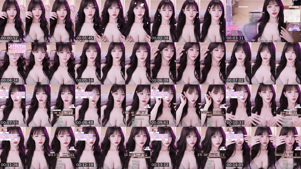 Contact-sheet preview of 겨우디_'s SOOP Live recording