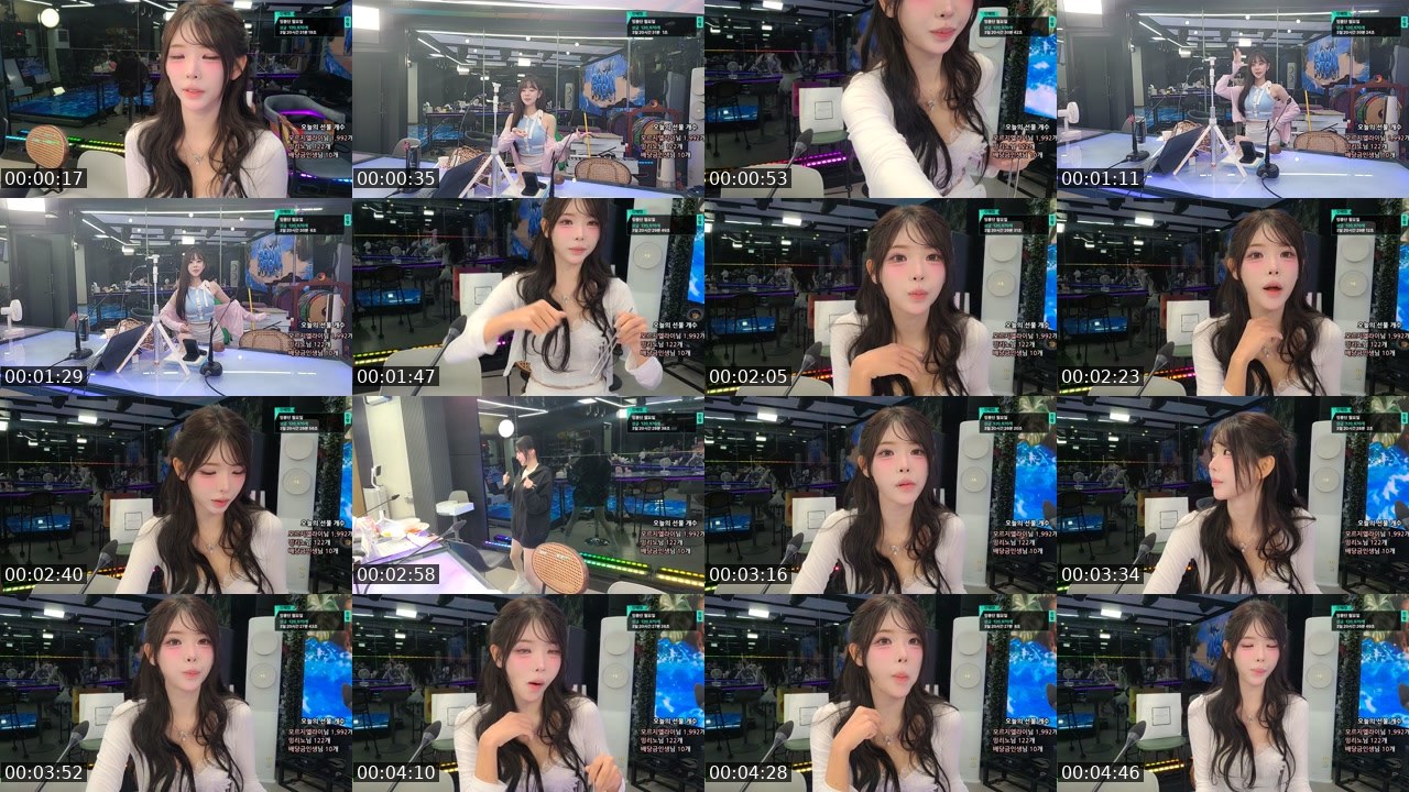 Contact-sheet preview of ♡혜밍's SOOP Live recording