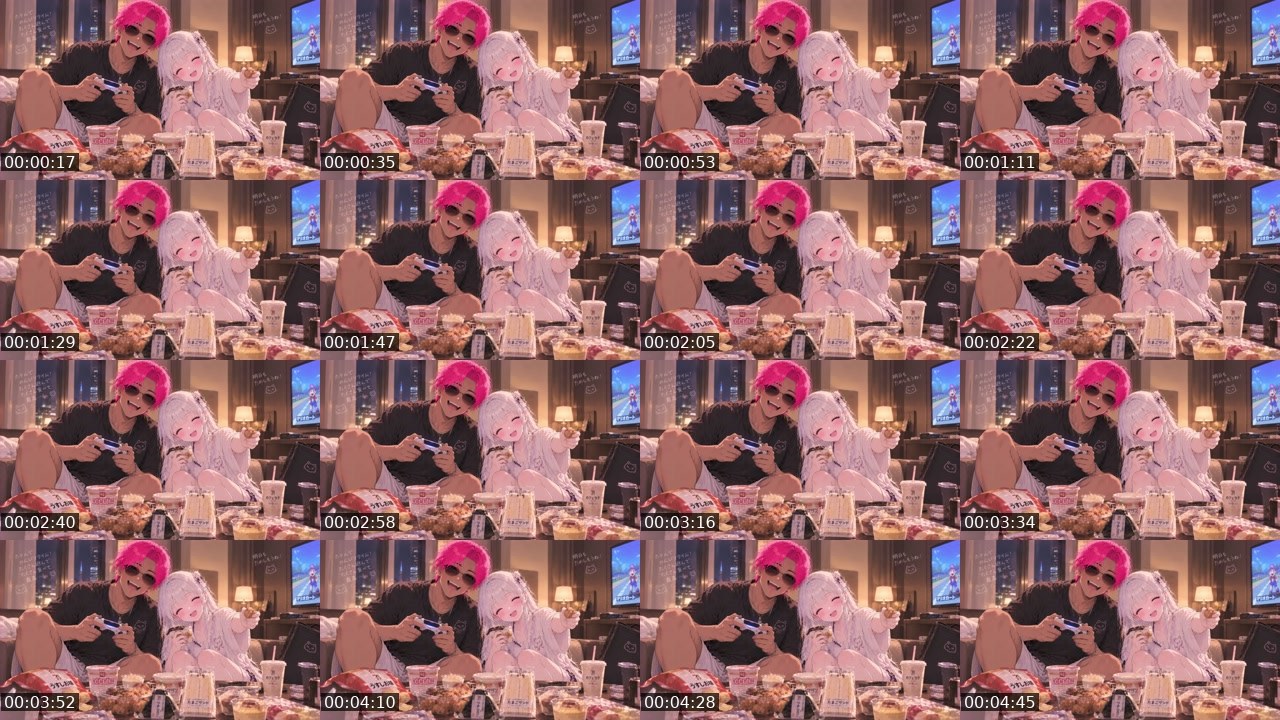Contact-sheet preview of 뢴트게늄's SOOP Live recording