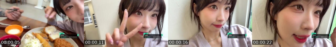 Contact-sheet preview of 아이밈.'s SOOP Live recording