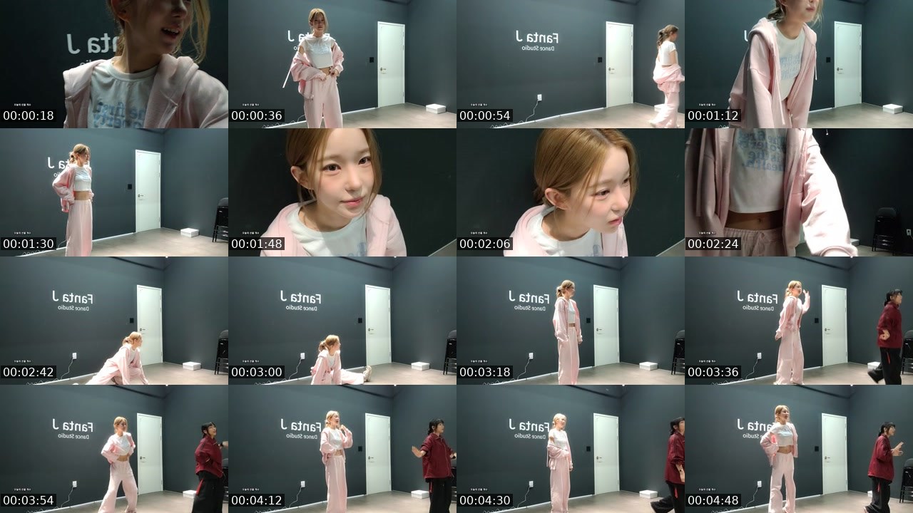 Contact-sheet preview of 예린♥'s SOOP Live recording