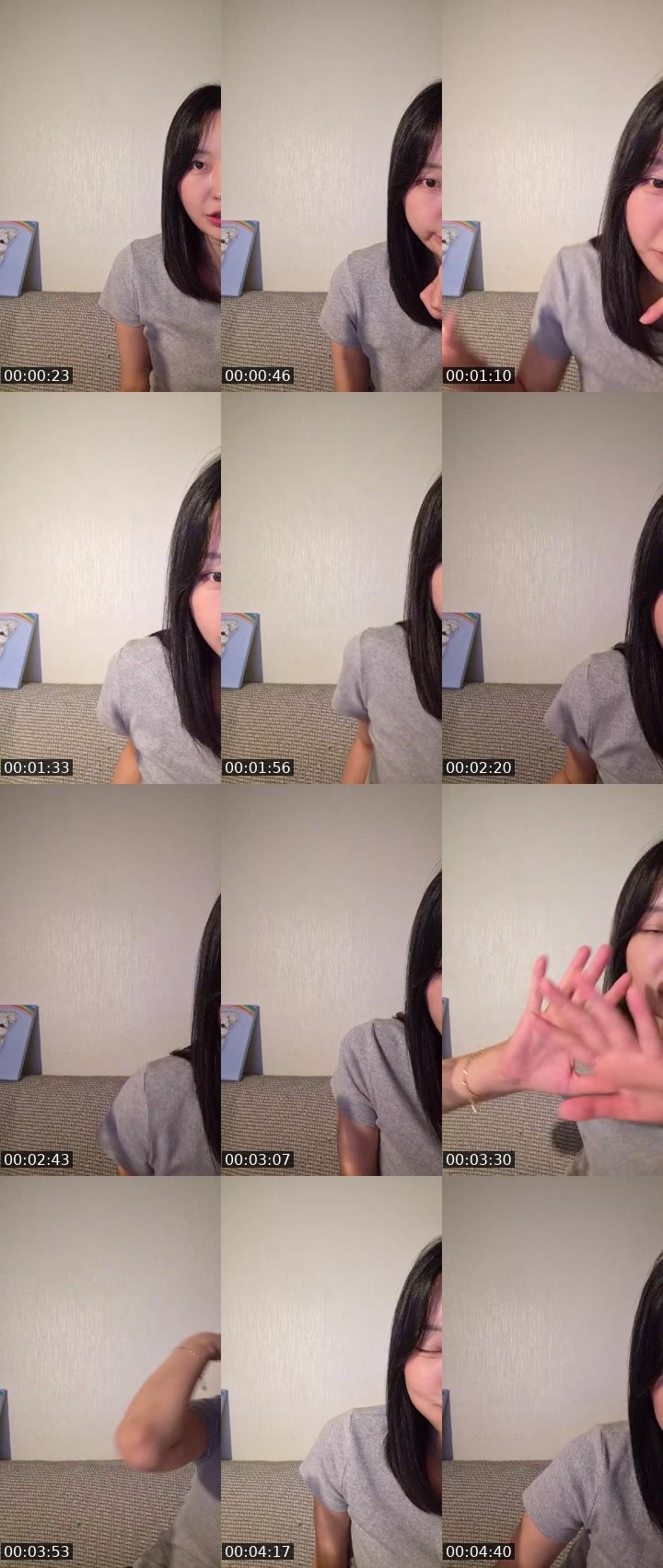 Contact-sheet preview of haurji0962's SOOP Live recording
