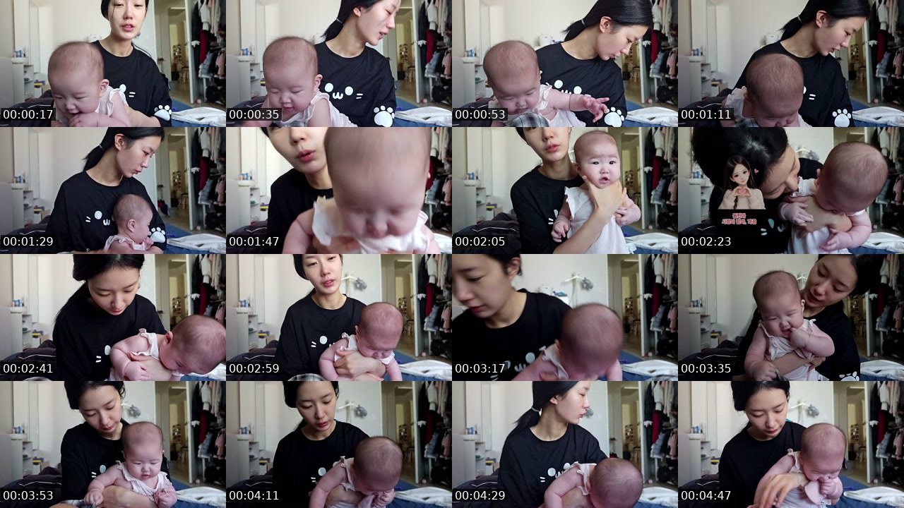 Contact-sheet preview of 엔돌핀♥'s SOOP Live recording