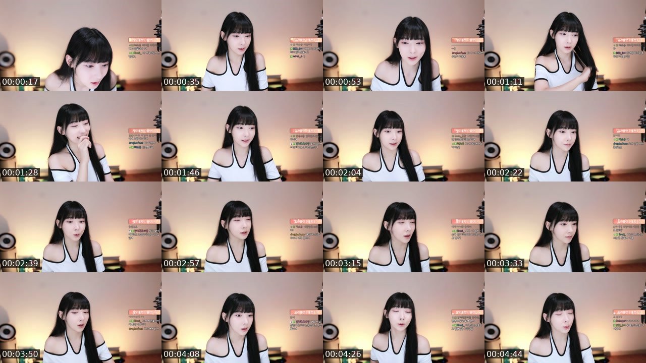 Contact-sheet preview of 비타밍♥'s SOOP Live recording