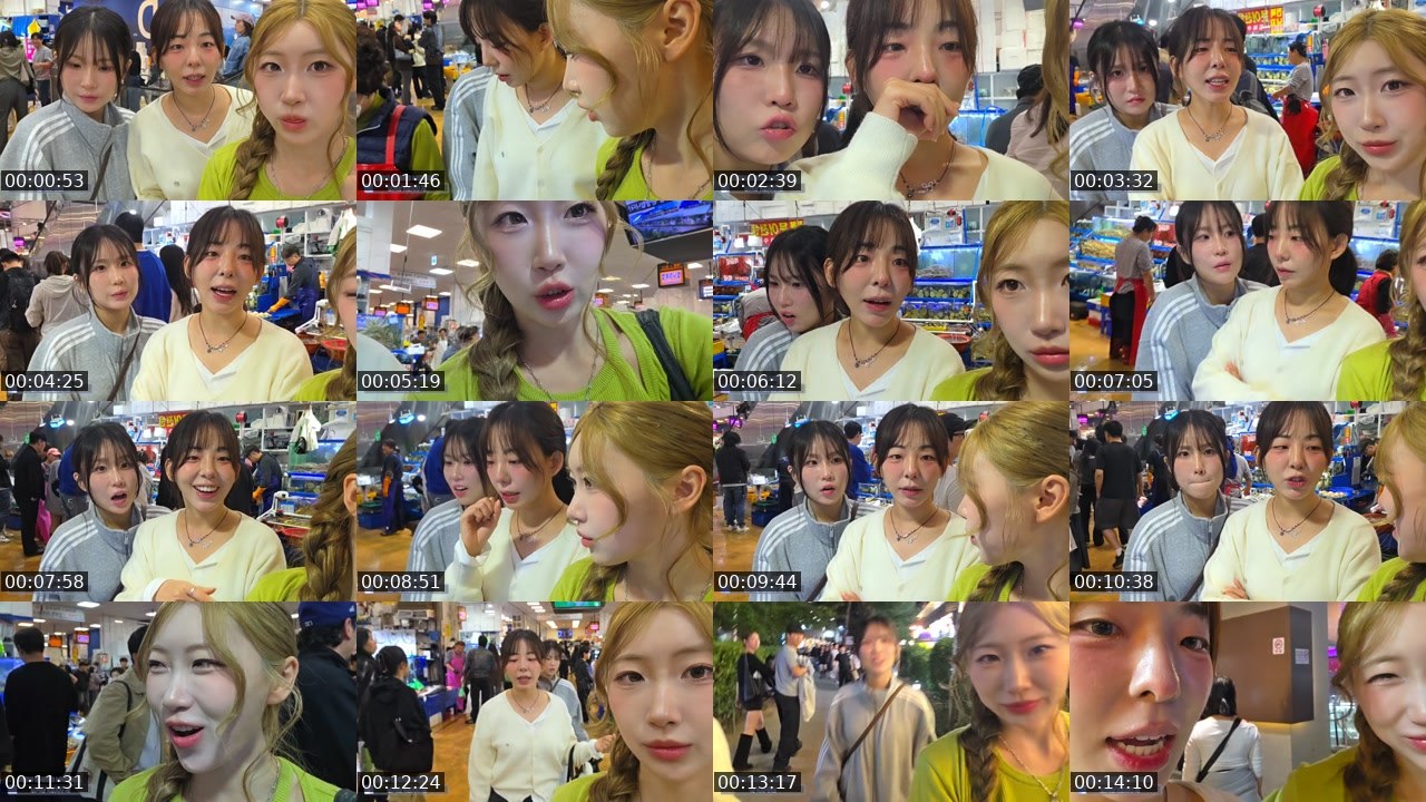 Contact-sheet preview of 김미타's SOOP Live recording