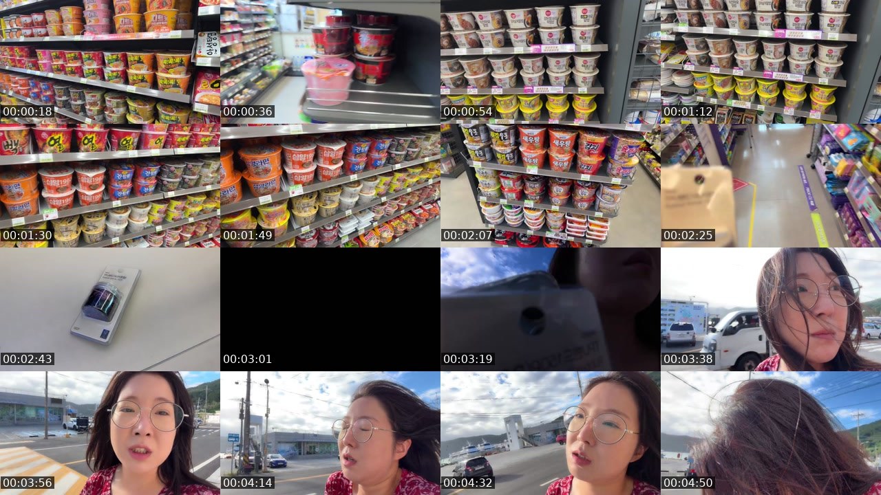 Contact-sheet preview of 김자's SOOP Live recording
