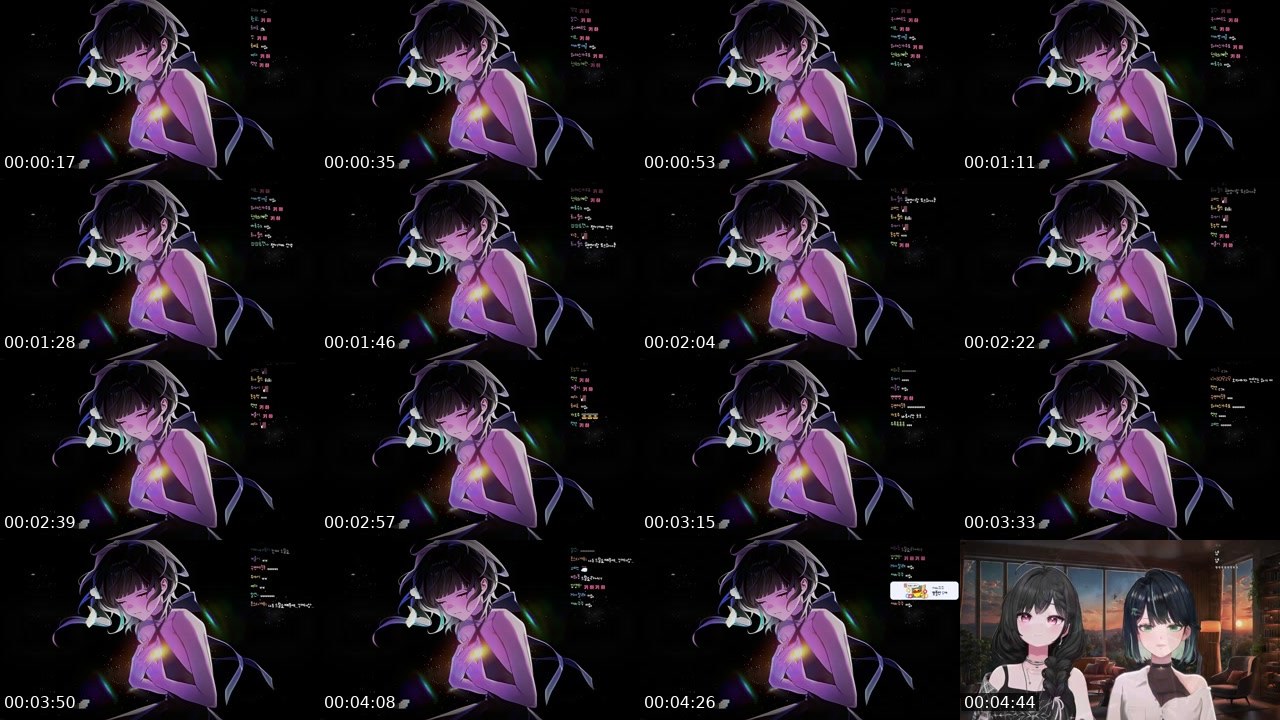 Contact-sheet preview of 키마's SOOP Live recording