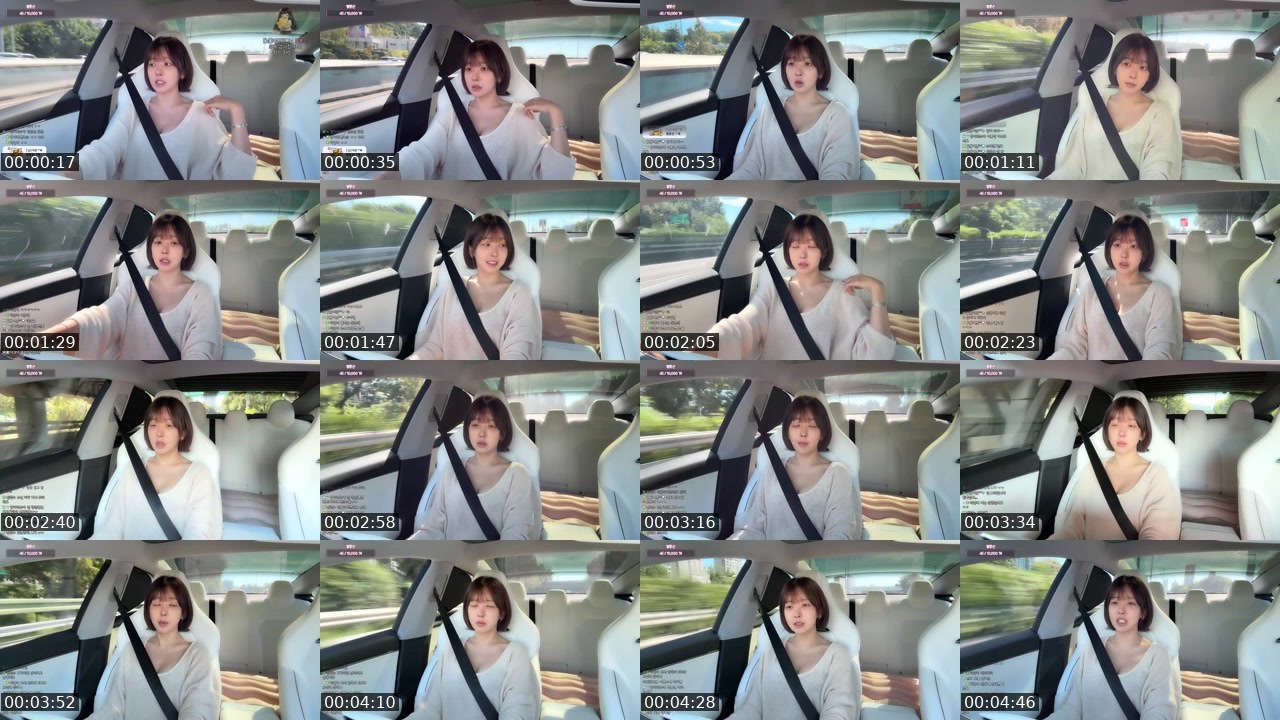 Contact-sheet preview of 향이+ㅁ+♥'s SOOP Live recording