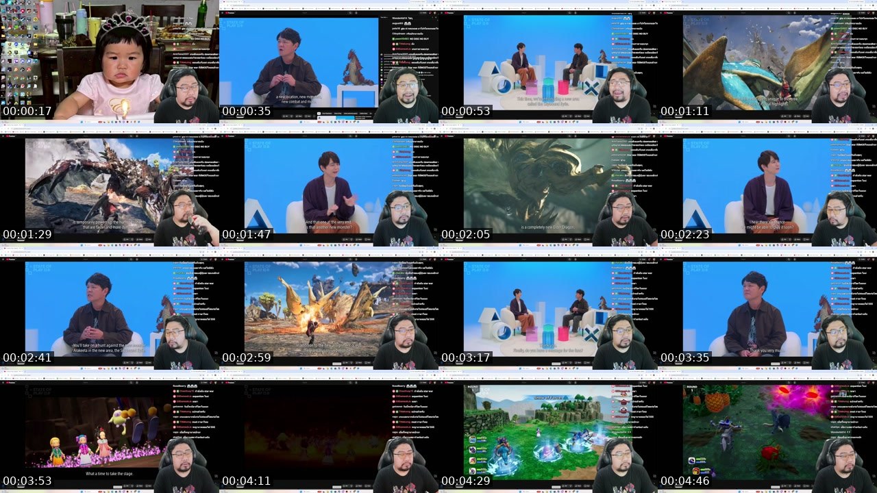 Contact-sheet preview of fifatargrean's SOOP Live recording