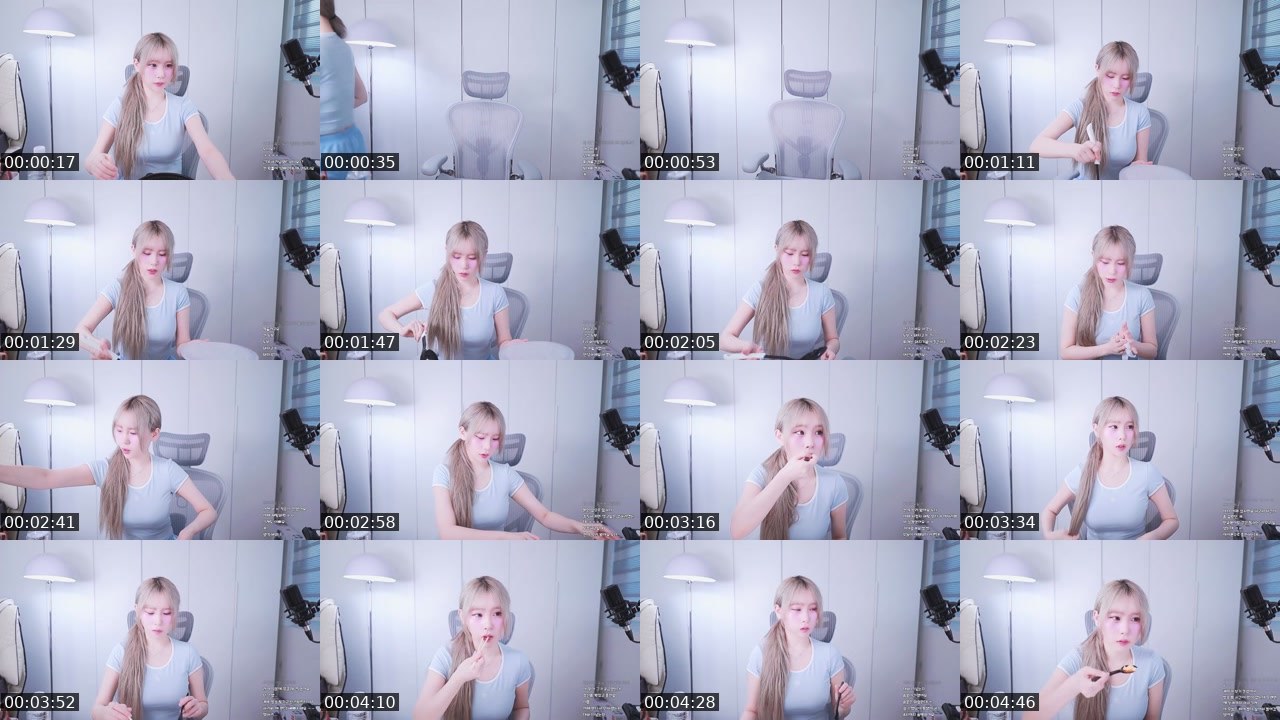 Contact-sheet preview of 걍하리_'s SOOP Live recording