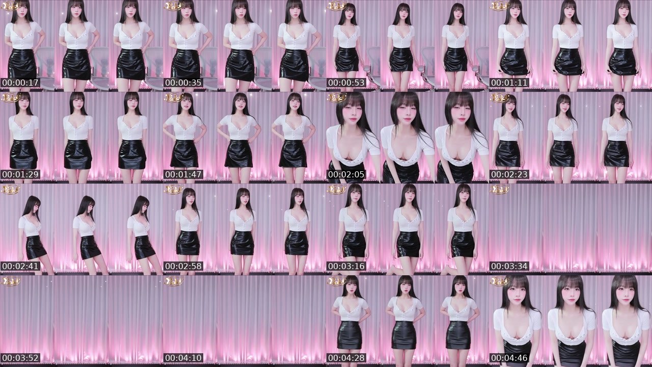 Contact-sheet preview of ♡유키♡'s SOOP Live recording