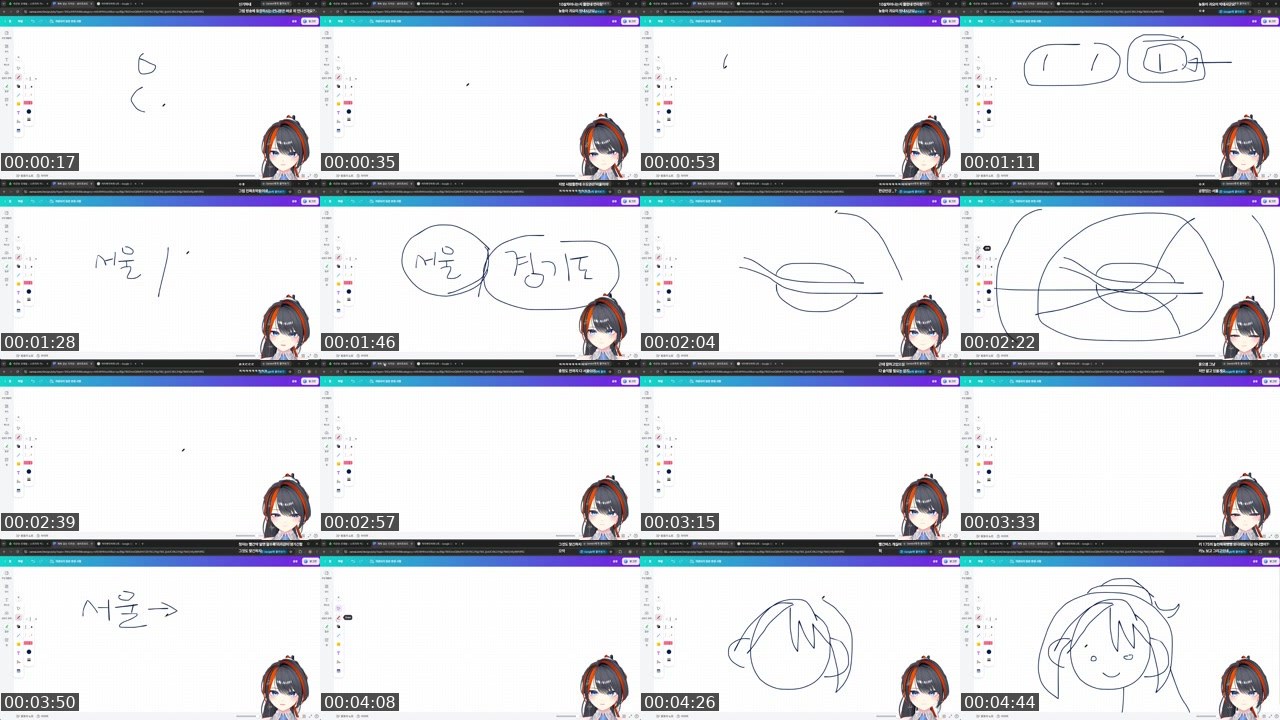 Contact-sheet preview of 카노ミ☆'s SOOP Live recording