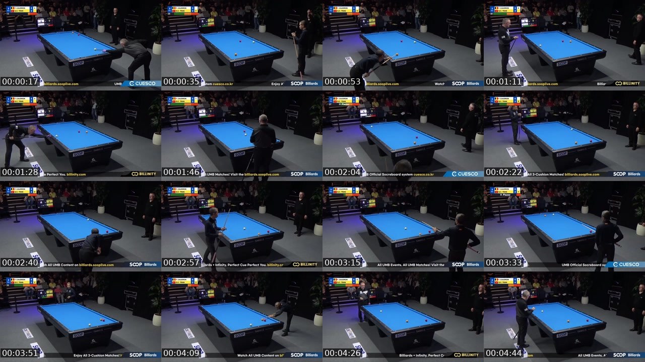 Contact-sheet preview of 한국의로날도's SOOP Live recording