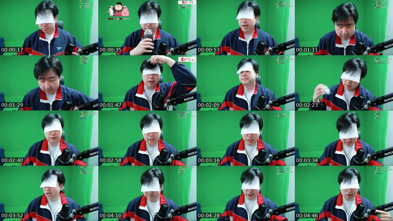 Contact-sheet preview of 머독's SOOP Live recording