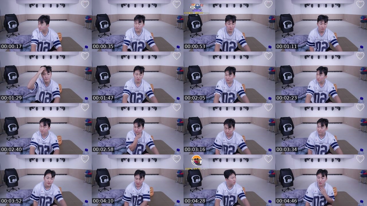 Contact-sheet preview of 광기남's SOOP Live recording