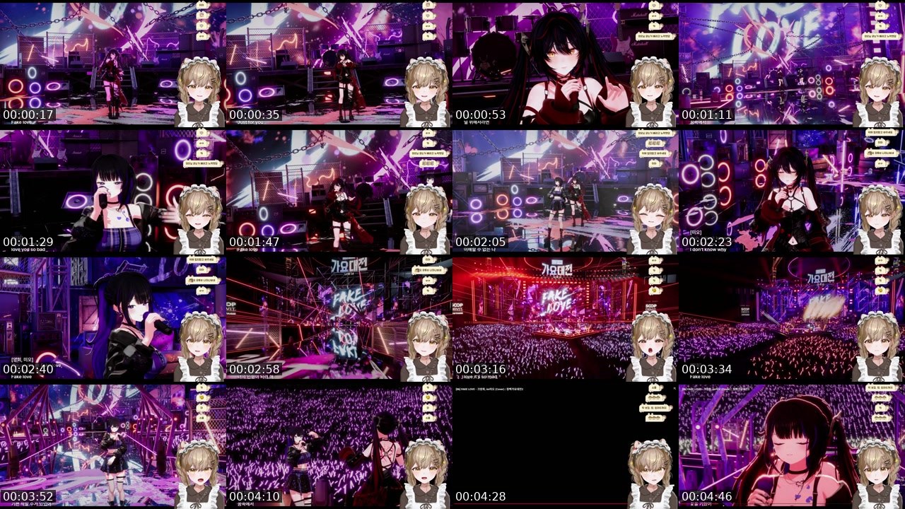 Contact-sheet preview of 솜먕's SOOP Live recording