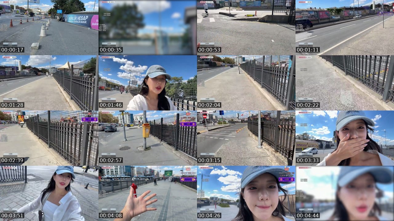 Contact-sheet preview of 이유란ㅇ's SOOP Live recording