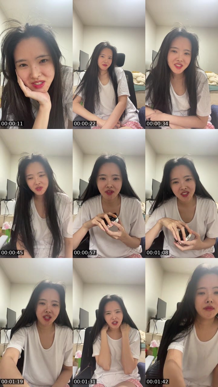 Contact-sheet preview of 치즈22222's SOOP Live recording