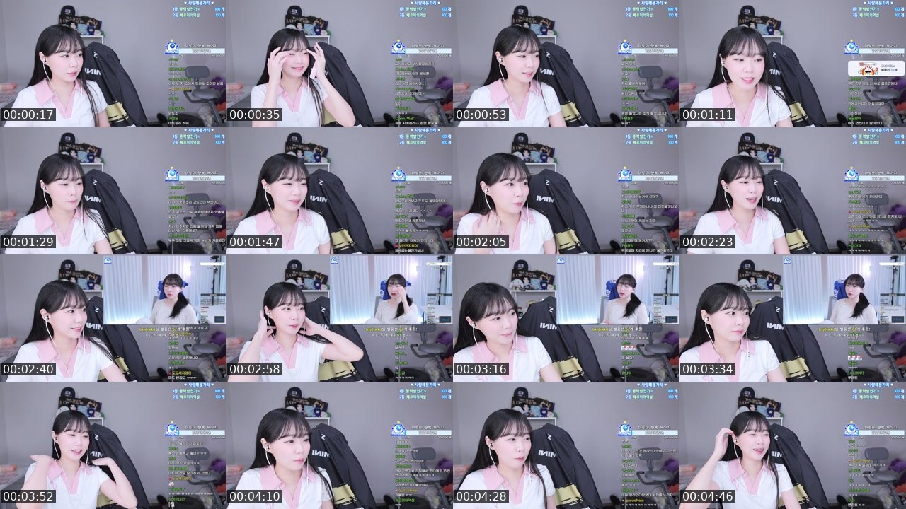 Contact-sheet preview of Fresh토마토's SOOP Live recording