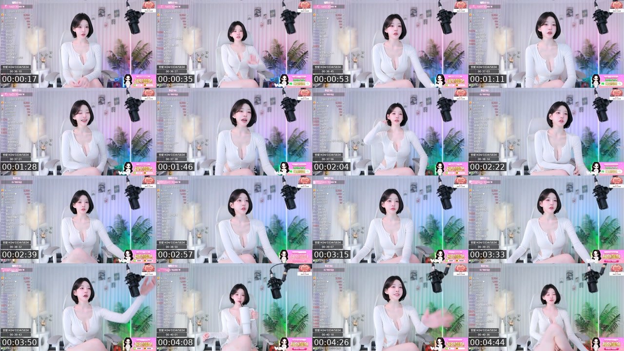 Contact-sheet preview of 박세라's SOOP Live recording
