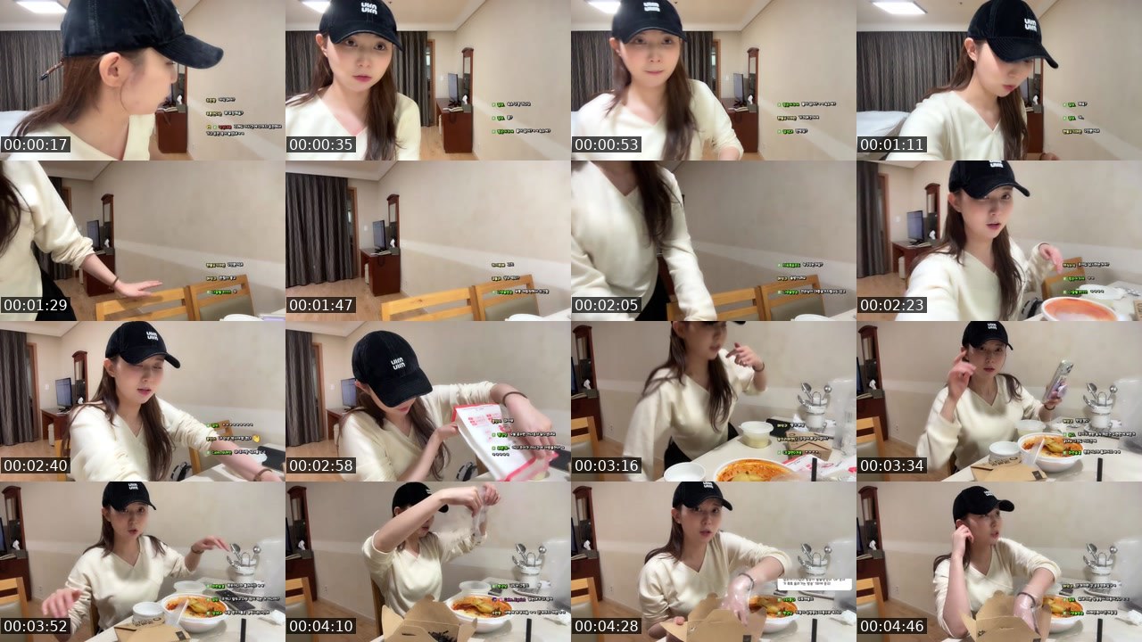 Contact-sheet preview of 임조이1111's SOOP Live recording