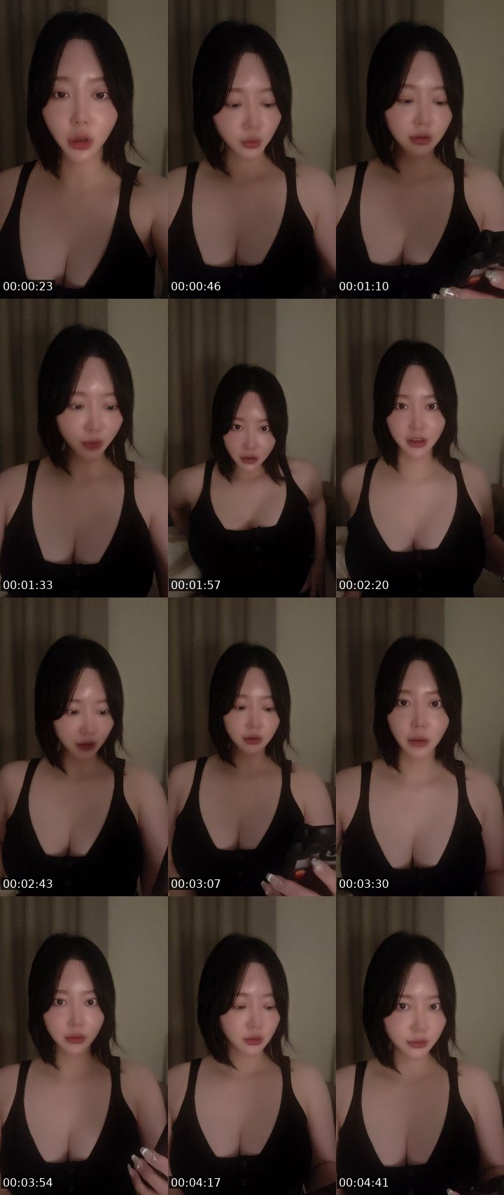 Contact-sheet preview of BJ아윤's SOOP Live recording