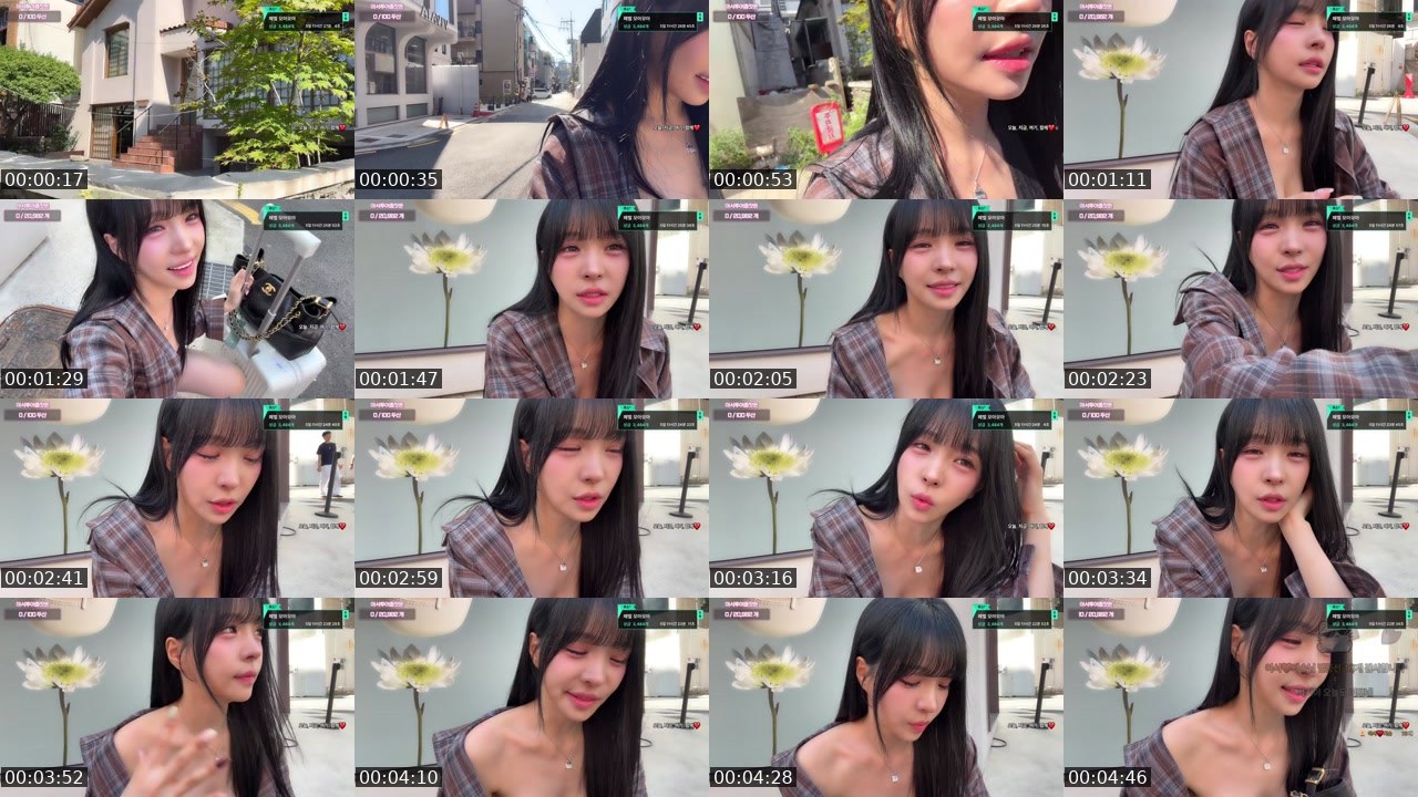 Contact-sheet preview of 조아서's SOOP Live recording