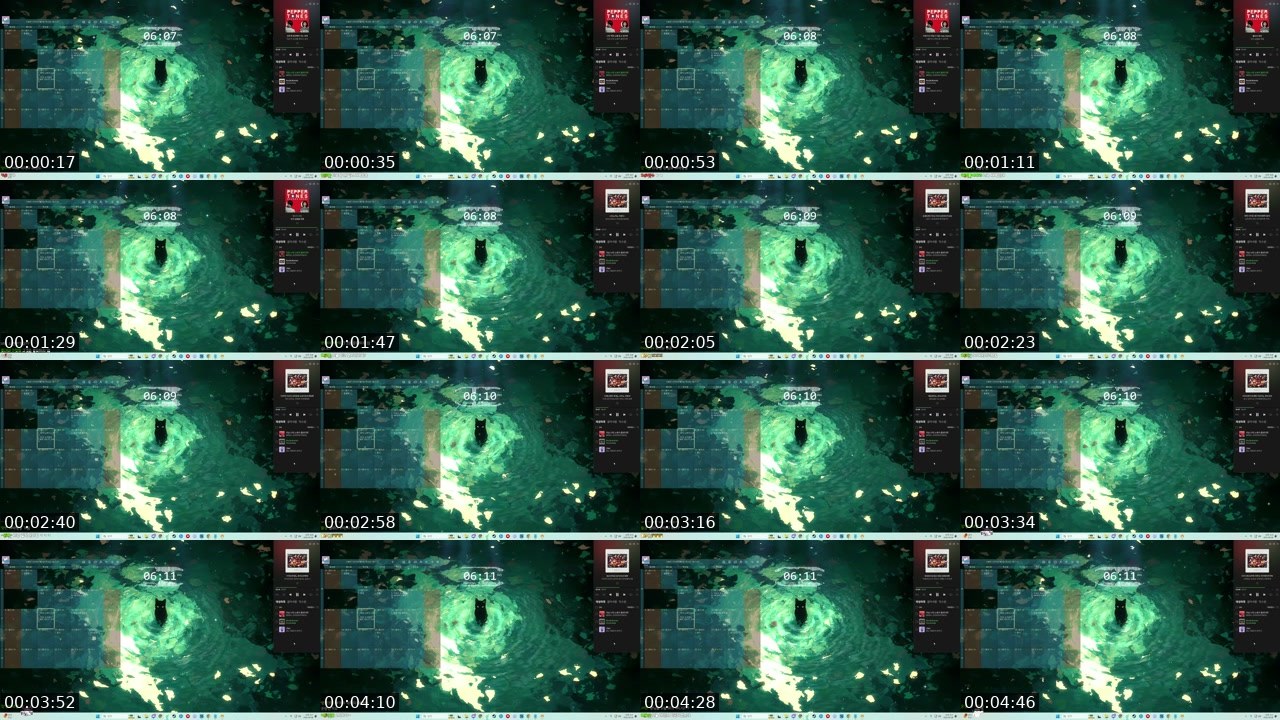 Contact-sheet preview of 타요~'s SOOP Live recording