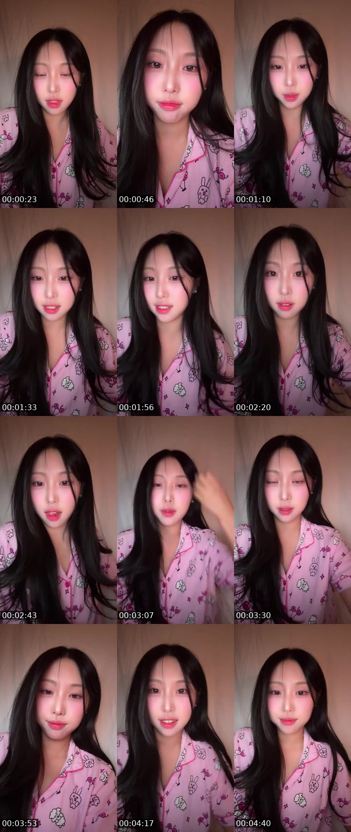 Contact-sheet preview of 히히02's SOOP Live recording