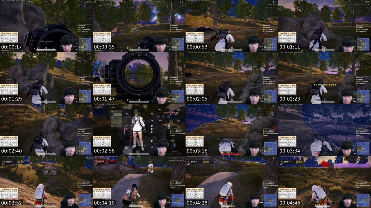 Contact-sheet preview of 트할_'s SOOP Live recording