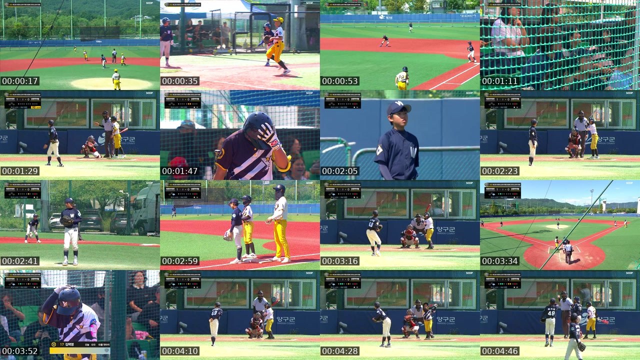 Contact-sheet preview of KYBF공식's SOOP Live recording