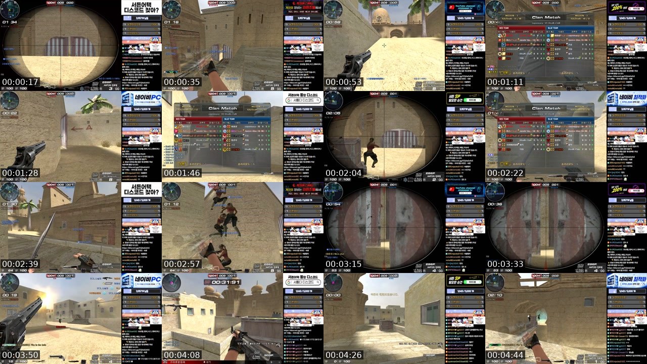 Contact-sheet preview of syukmanOwO's SOOP Live recording