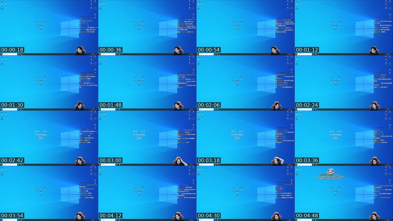 Contact-sheet preview of JD_이제동's SOOP Live recording