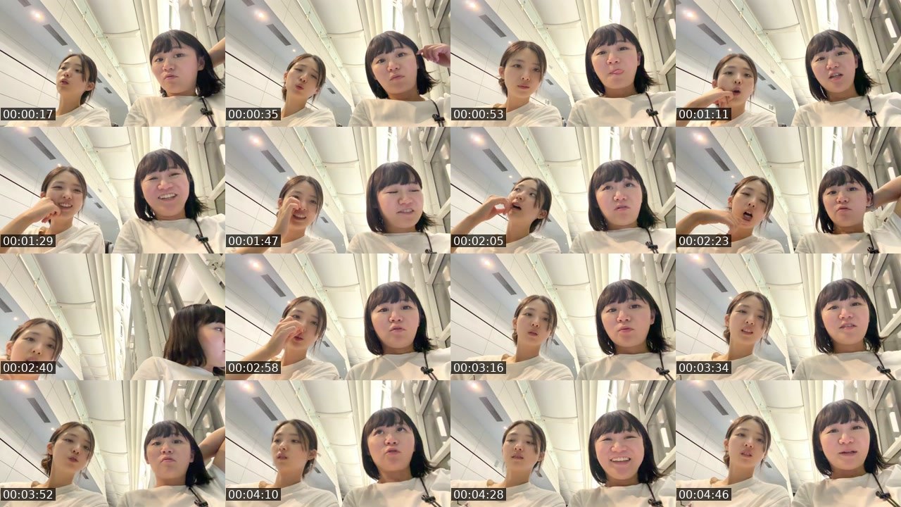 Contact-sheet preview of 유이뿅♥'s SOOP Live recording