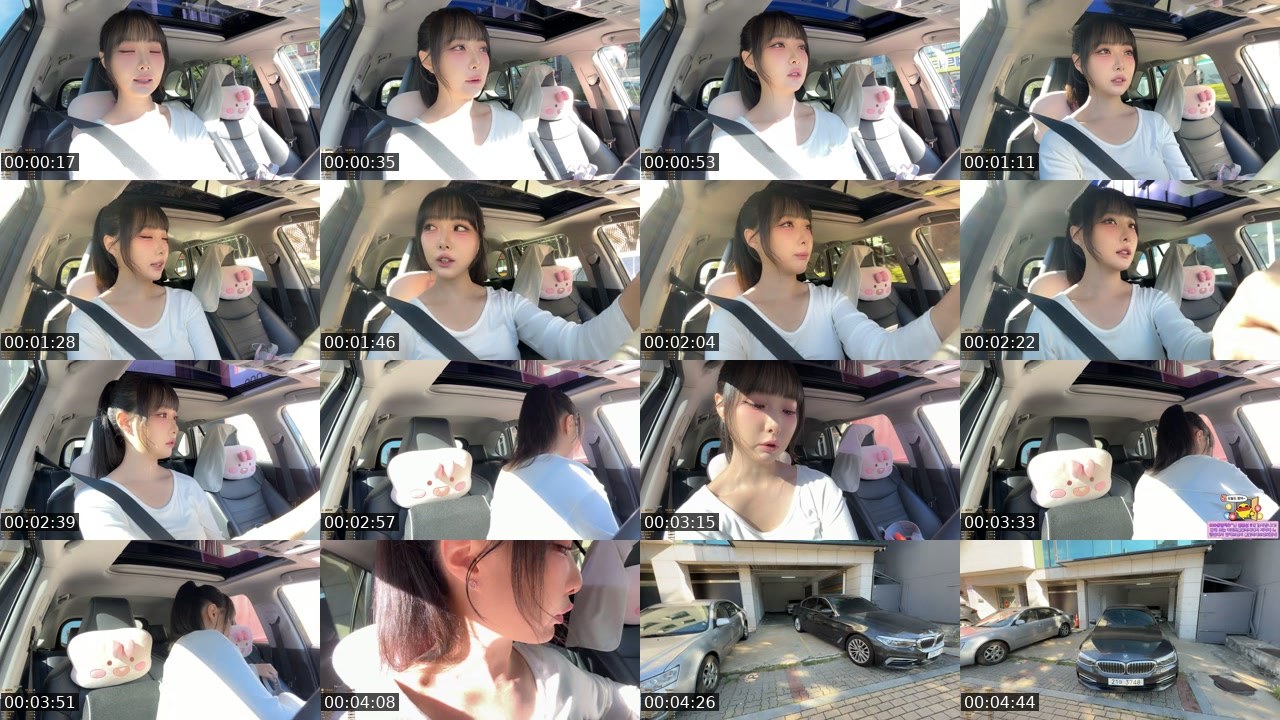 Contact-sheet preview of 쥬쥬쥬세요's SOOP Live recording