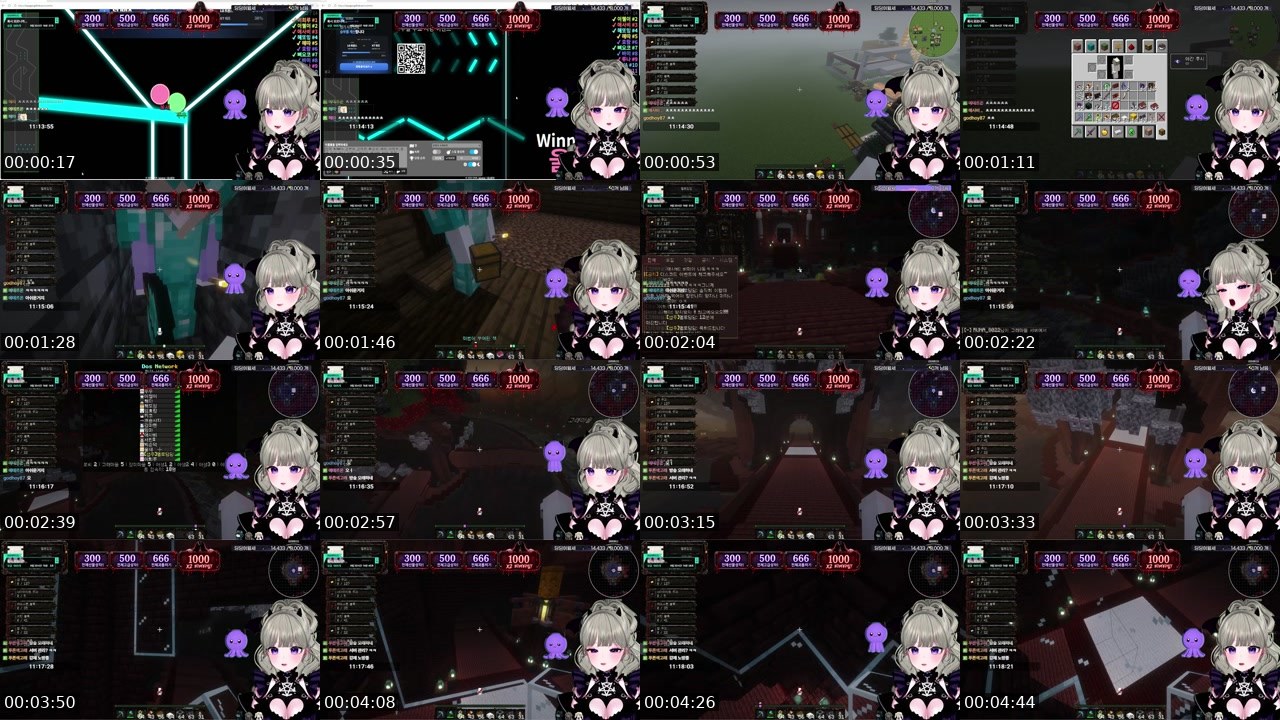 Contact-sheet preview of 멜로딩딩's SOOP Live recording