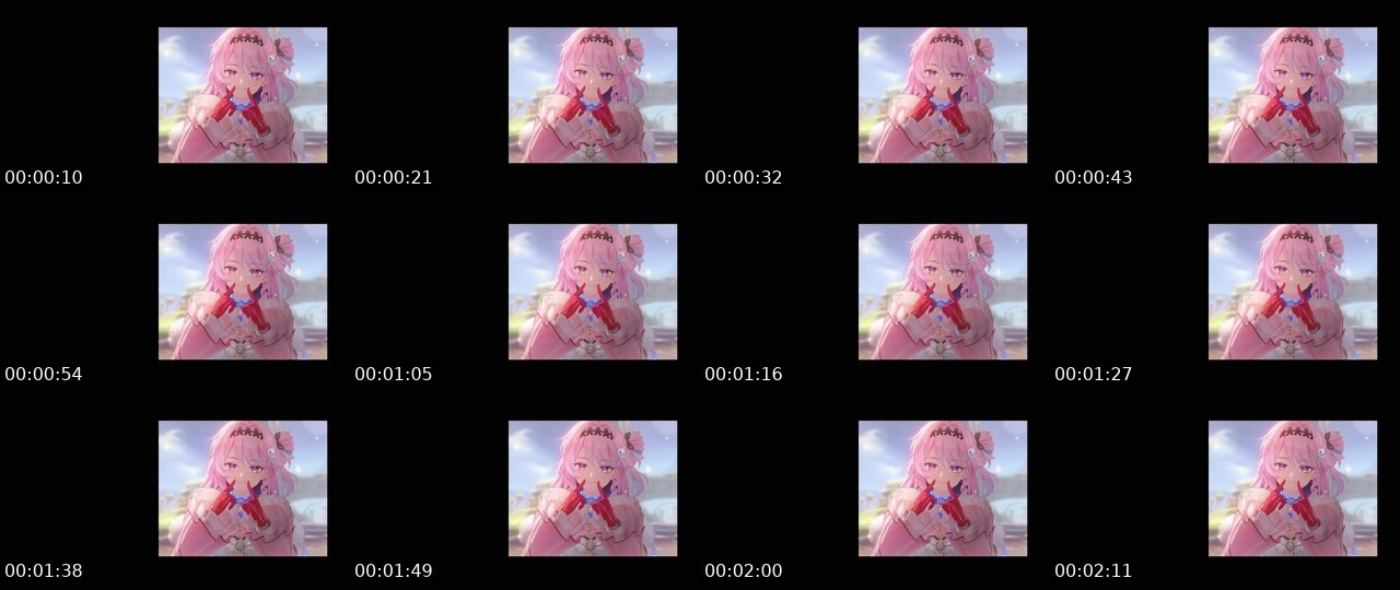 Contact-sheet preview of 코렛트's SOOP Live recording