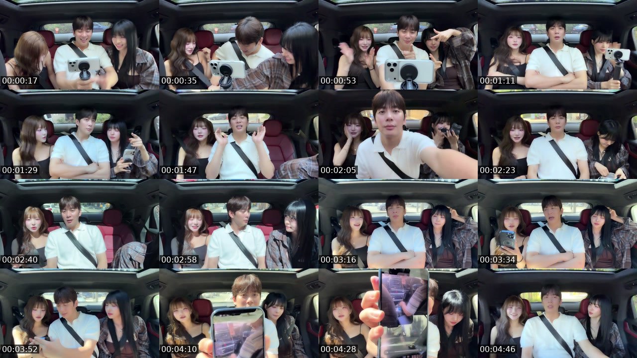Contact-sheet preview of 박진우[JINU]'s SOOP Live recording