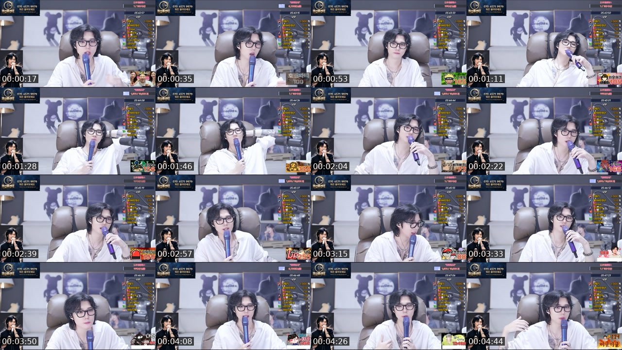 Contact-sheet preview of 재미있는지훈's SOOP Live recording