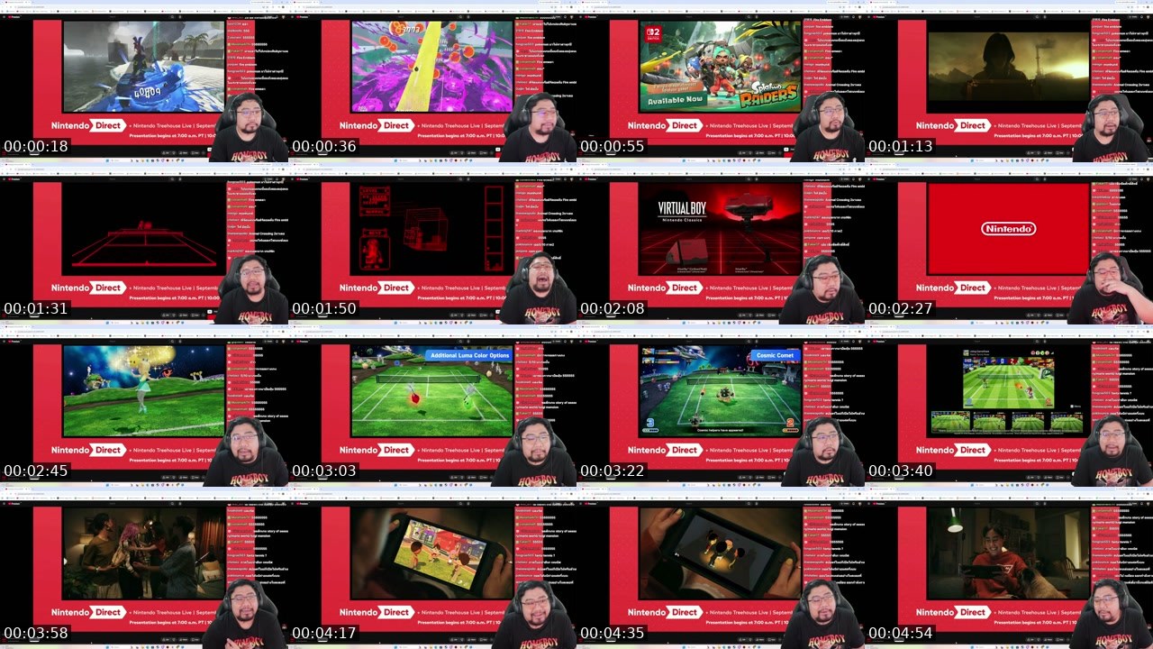 Contact-sheet preview of fifatargrean's SOOP Live recording