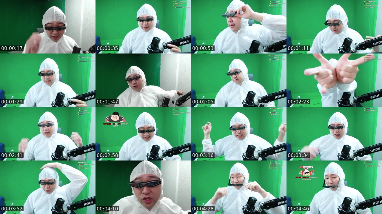 Contact-sheet preview of 머독's SOOP Live recording