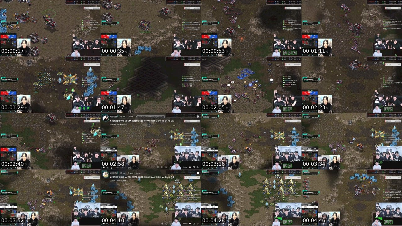 Contact-sheet preview of 라박이^^'s SOOP Live recording
