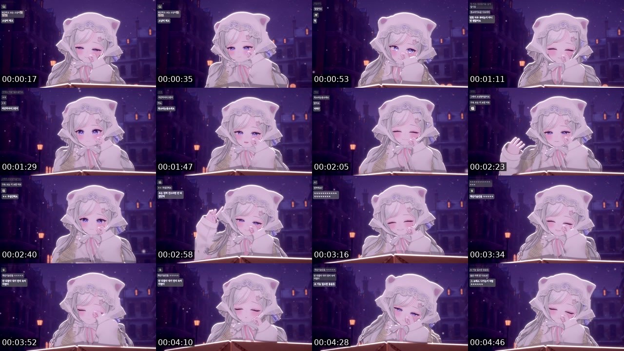 Contact-sheet preview of 스위데's SOOP Live recording