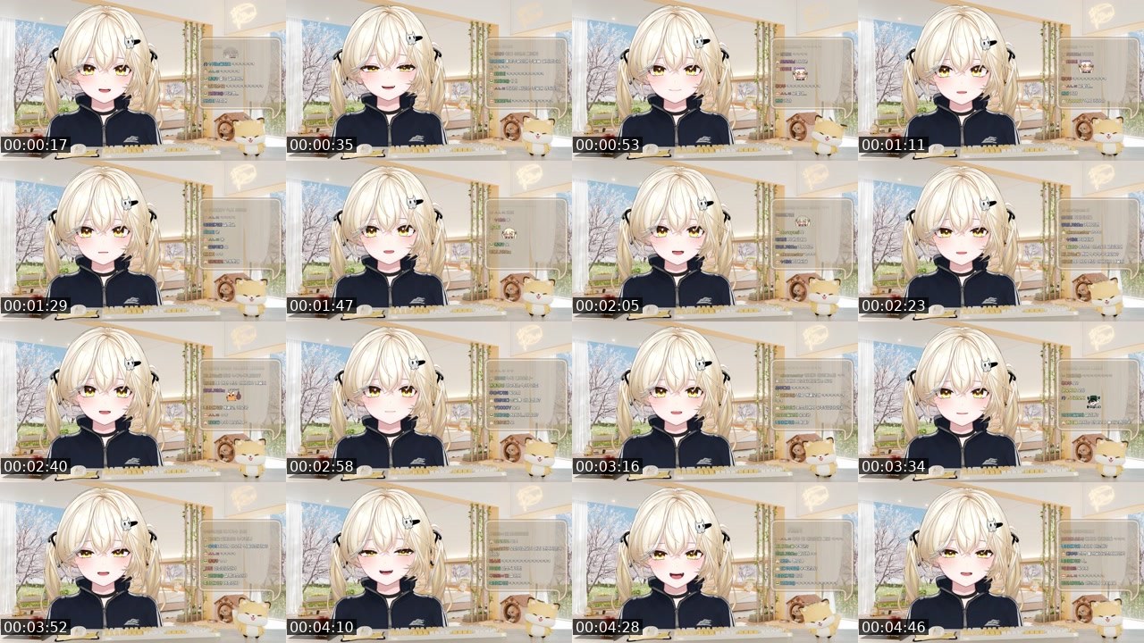 Contact-sheet preview of 유키라's SOOP Live recording