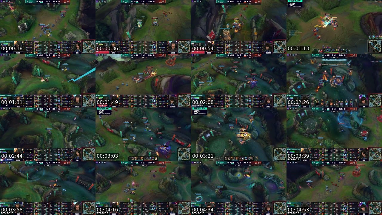 Contact-sheet preview of LEC_GLOBAL's SOOP Live recording
