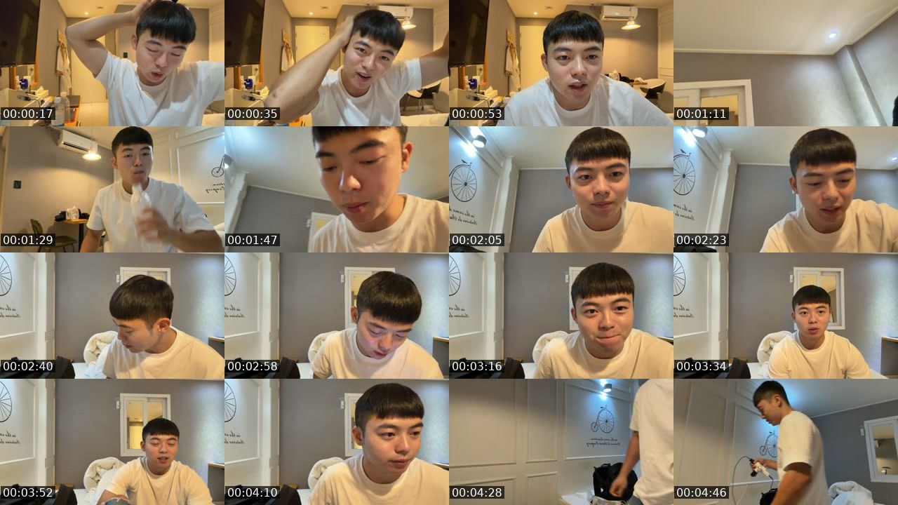 Contact-sheet preview of 유왕's SOOP Live recording