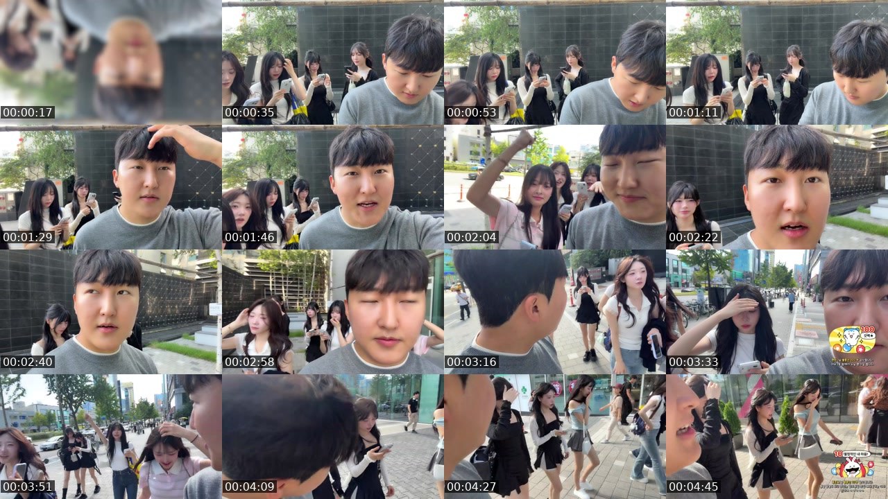 Contact-sheet preview of 림예이's SOOP Live recording