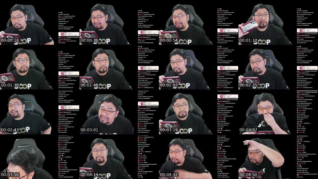 Contact-sheet preview of fifatargrean's SOOP Live recording