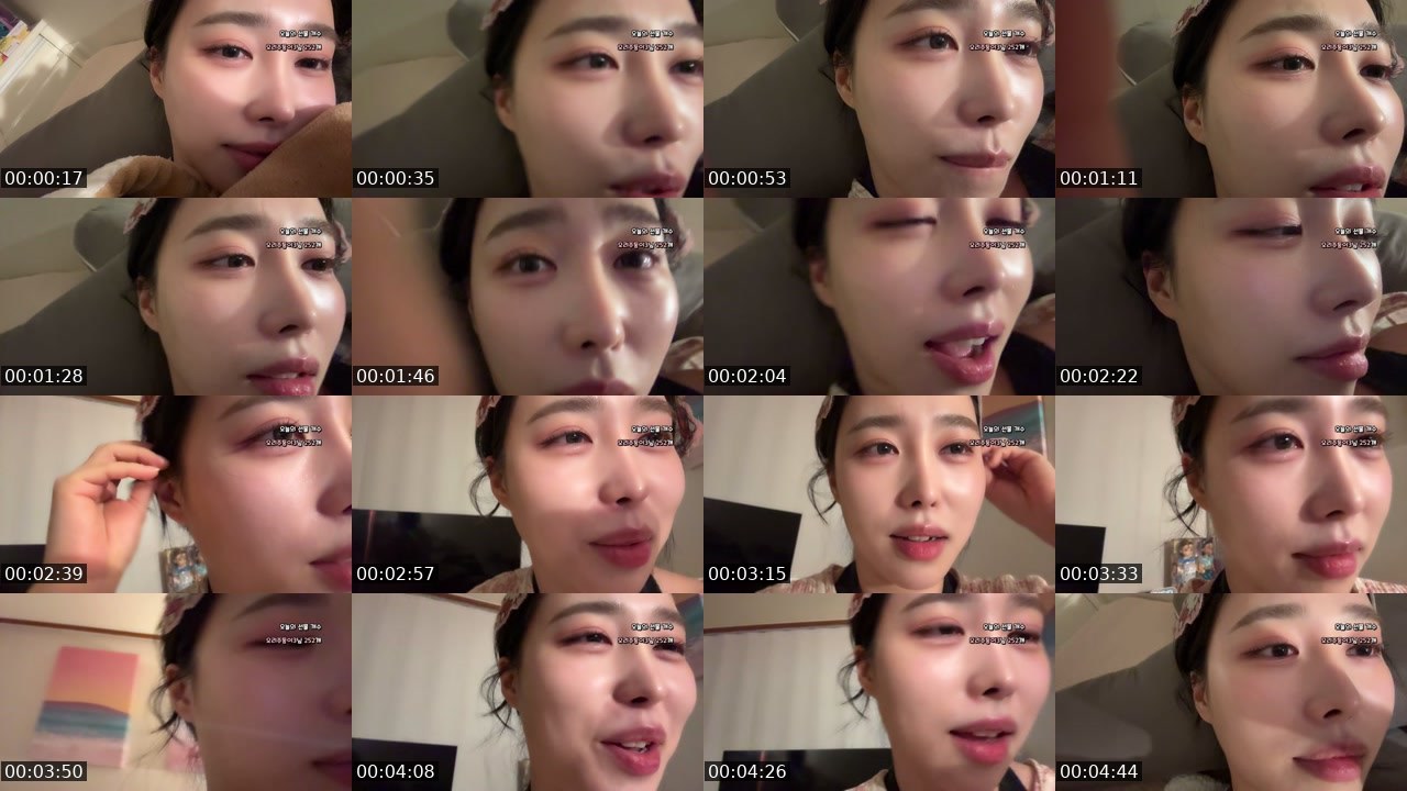 Contact-sheet preview of 성은's SOOP Live recording